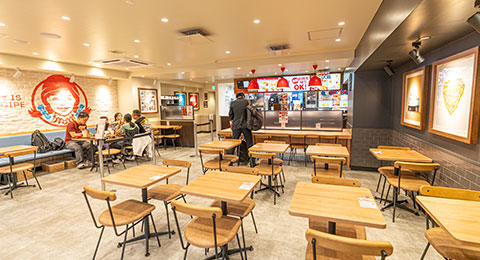 画像：朝食会場